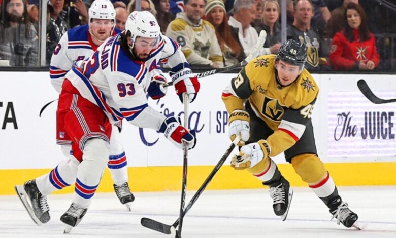 NHL: Vegas Golden Knights vs New York Rangers Match-Up Odds