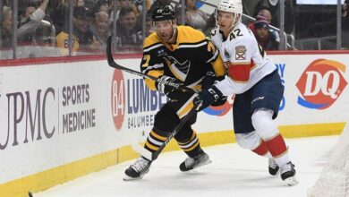 Panthers at Penguins NHL Statistics