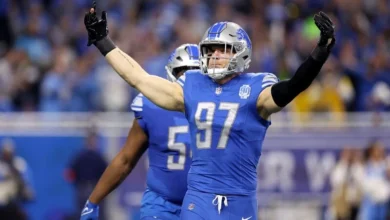 The Michigan Man, Aidan Hutchinson, Delivers For Detroit In NFC Wild Card Matchup