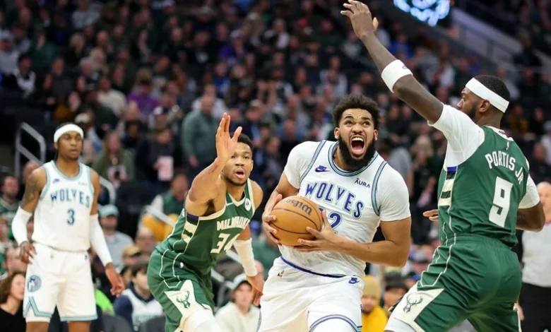 Giannis, Bucks Hope to Change Fortunes Against Timberwolves