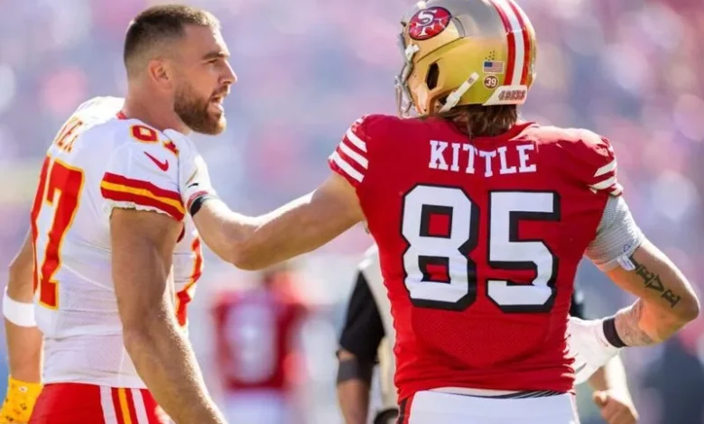 Tight Ends Kelce and Kittle To Be In the Spotlight in Super Bowl LVIII