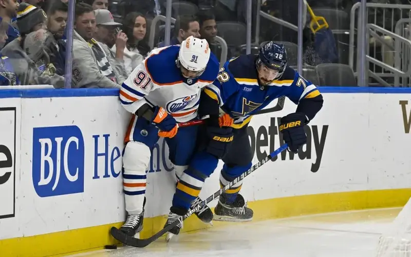 Western Conference: Edmonton Oilers vs St. Louis Blues Line Preview