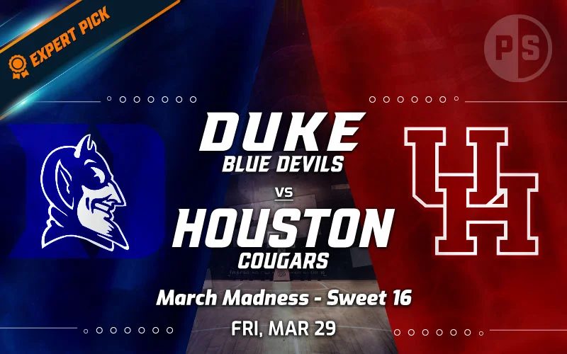 Houston Looks to Cool Off Hot-Shooting Duke in NCAA Sweet 16