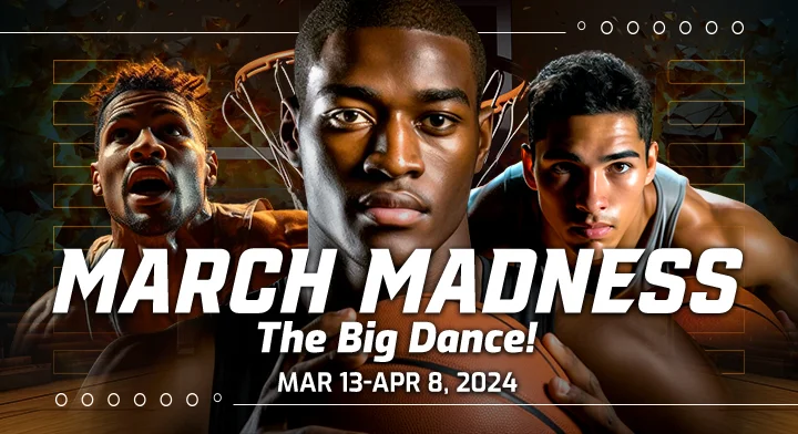 March Madness Mar 13-Apr 8 Slider Desktop